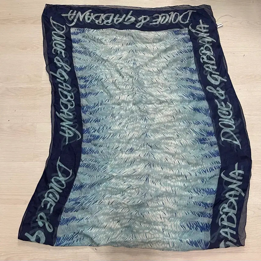 [BUNJANG] Dolce & Gabbana Silk Scarf Muffler / 돌체앤가바나 실크스카프머플러