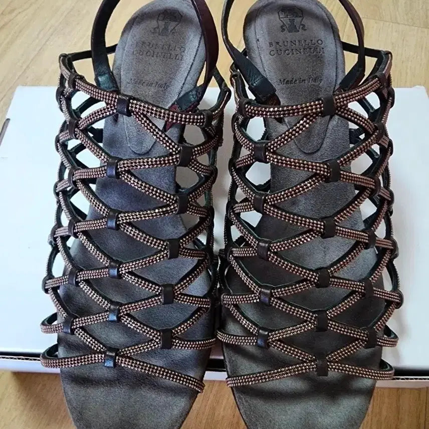 [BUNJANG] Brunello Cucinelli Women's Leather Sandals / 브루넬로 쿠치넬리 샌들 37