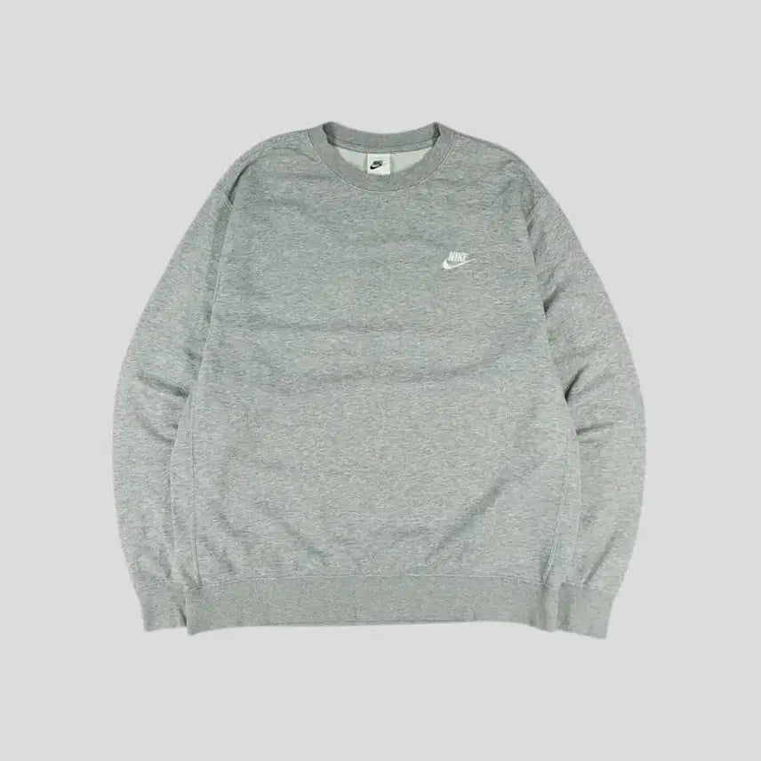 [BUNJANG] Nike Futura Logo Cotton Blend Sweatshirt XL / 나이키 그레이 화이트 퓨추라로고 코튼블렌드 맨투맨 티셔츠 XL
