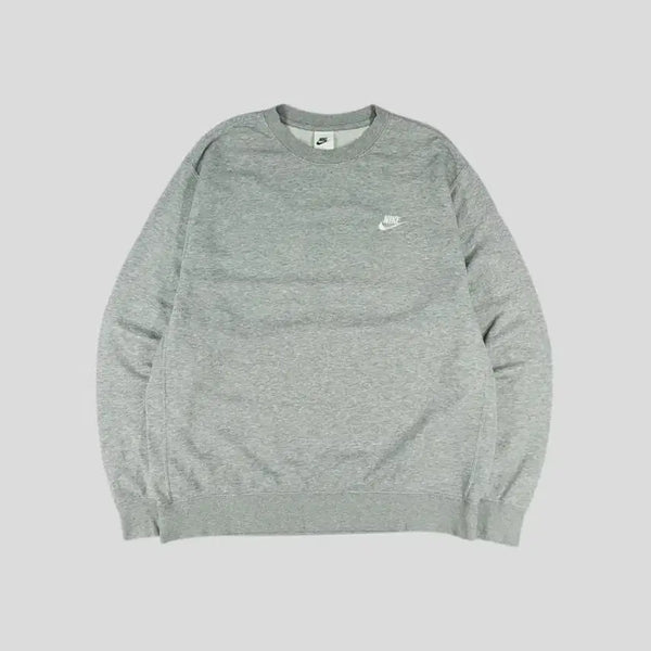 [BUNJANG] Nike Futura Logo Cotton Blend Sweatshirt XL / 나이키 그레이 화이트 퓨추라로고 코튼블렌드 맨투맨 티셔츠 XL