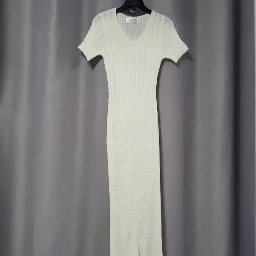 [BUNJANG] Twisted Knit Long Dress / 꽈배기 니트 롱원피스