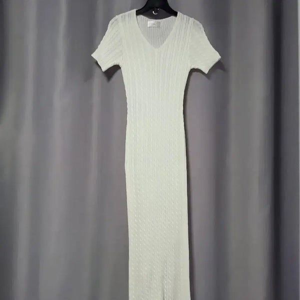 [BUNJANG] Twisted Knit Long Dress / 꽈배기 니트 롱원피스