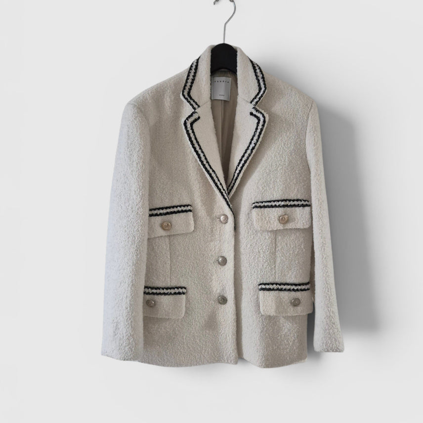 [BUNJANG] Sandro Paris Tweed Jacket Women's / [3]산드로 파리 트위드자켓 여성