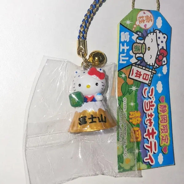 [BUNJANG] Vintage Hello Kitty Strap with Mt. Fuji / 고전키티스트랩