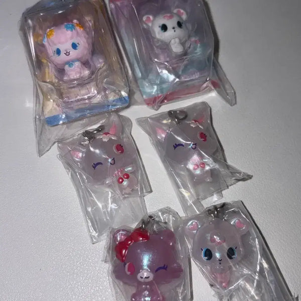 [BUNJANG] Jewelpet Majiru Keychain Sunshine Gacha Package Miniature Figures (Ruby, Garnet, Angela) / 쥬얼펫 메지루시 키링 선샤인 가챠 패키지 미니어쳐피규어 루비 가넷 안젤라