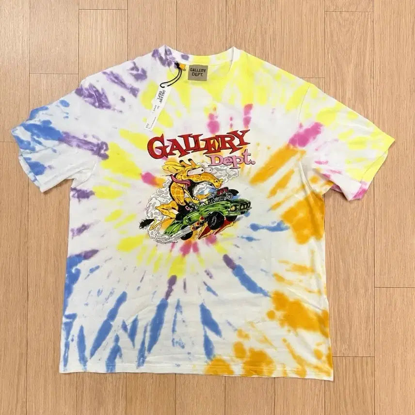 [BUNJANG] Gallery Dept Tie Dye Short Sleeve T-Shirt / 갤러리 디파트먼트 타이 다이 반팔 티셔츠