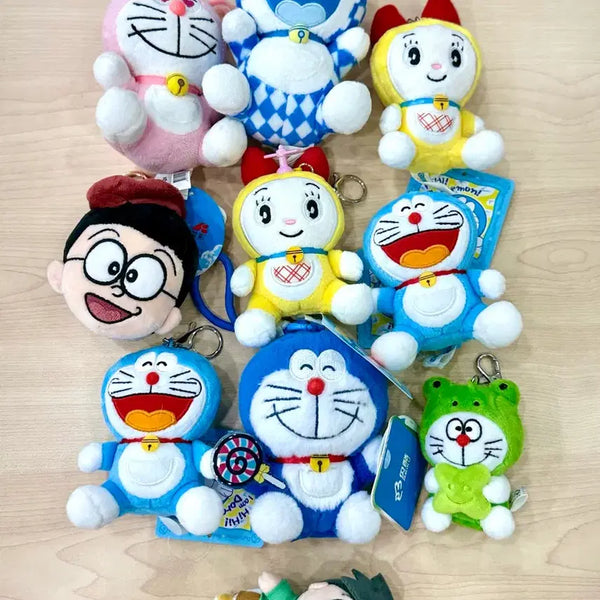 [BUNJANG] Doraemon & Friends Character Keyring Doll Bundle / Doraemon도라에몽라미진구인형뽑기열쇠가방고리키링인형(일괄