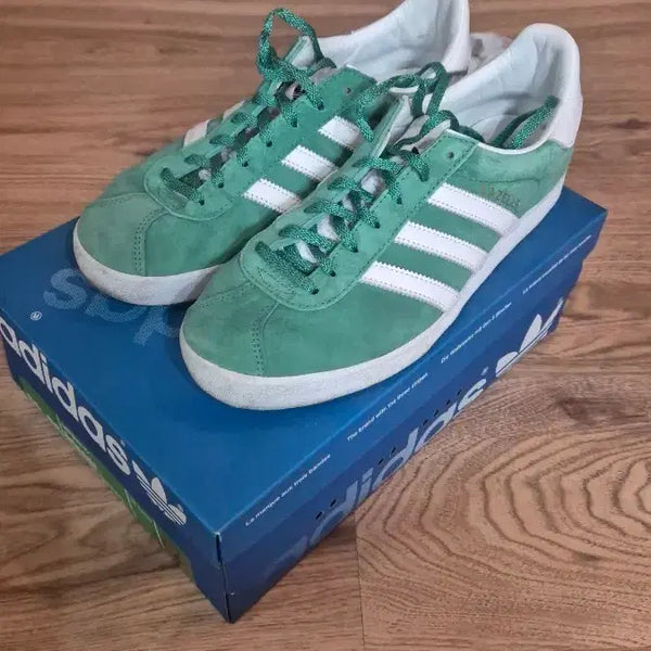 [BUNJANG] Adidas Gazelle 85 Green White Sneakers (Size 285) / 아디다스 가젤 85 그린 화이트 285사이즈