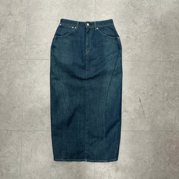 [BUNJANG] Levi's Engineered Denim Long Skirt Size 28 / 28 리바이스 엔지니어드 여자 데님 롱 스커트