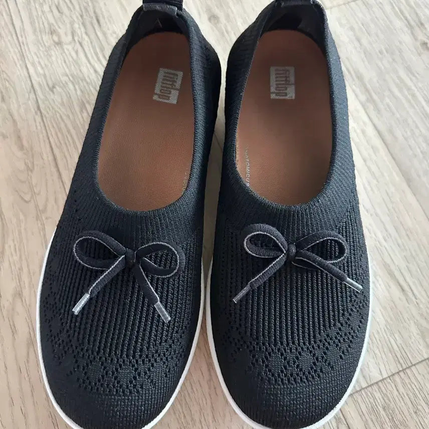 [BUNJANG] Fitflop Valenit Flat Ballet Flats / 핏플랍 발레니트플랫 블랙