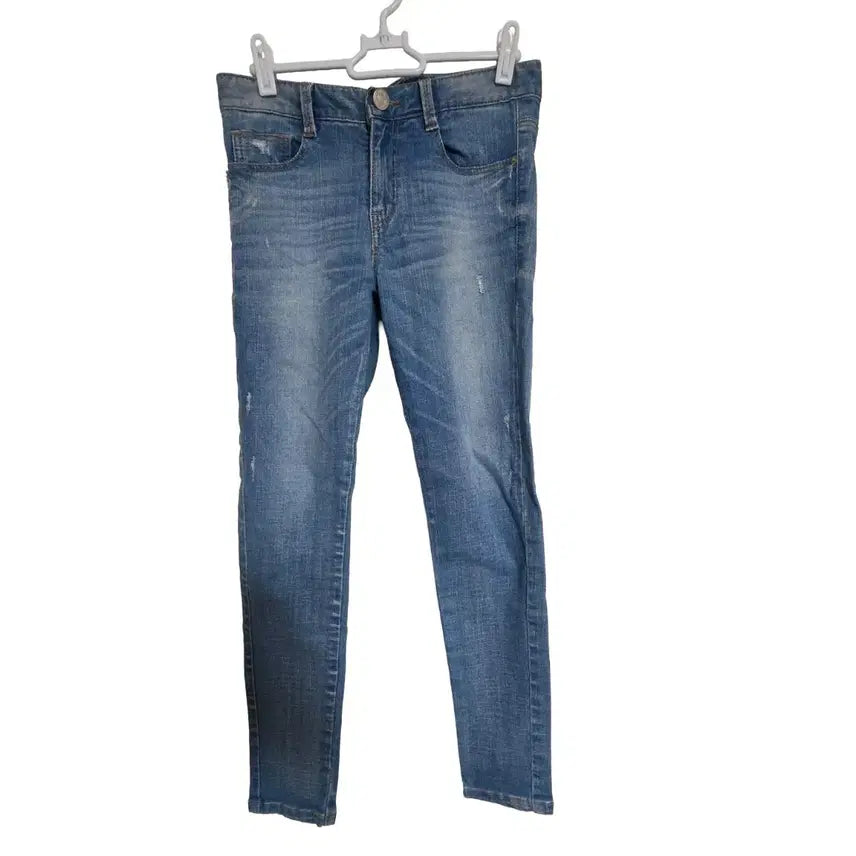 [BUNJANG] Vintage Washed Denim Skinny Jeans (Size 26) / 빈티지 여성 워싱 청 데님 스키니진 (26)