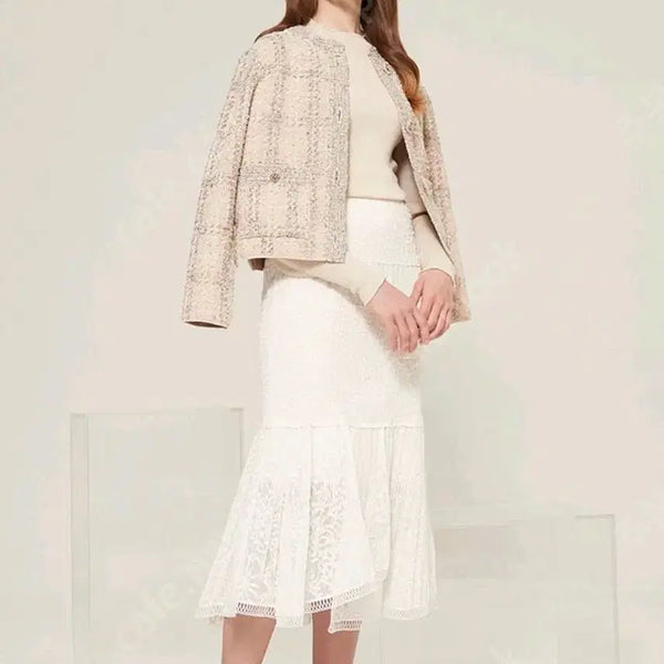 [BUNJANG] MINE 2021 Smoking Mermaid Banding Skirt / 2021.마인)스모킹 머메이드 밴딩스커트