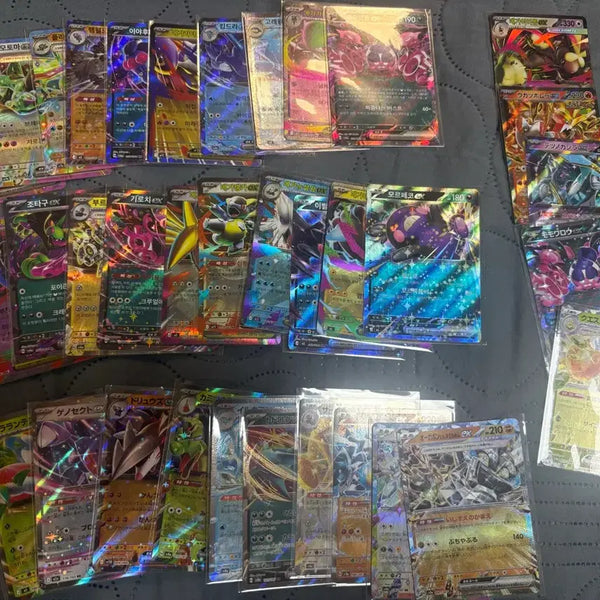 [BUNJANG] Pokemon Cards Bundle Set with Rare RR and SR Cards / 포켓몬 카드 다수 레어 카드 포함 RR,SR