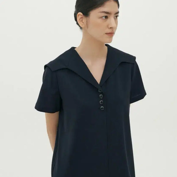 [BUNJANG] Spring Crocus Sailor Dress / 스프링크로커스 세일러 원피스