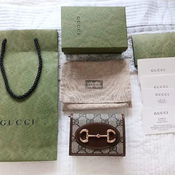 [BUNJANG] Gucci Horsebit 1955 Wallet / 급처분) 구찌 홀스빗 1955 반지갑 풀셋