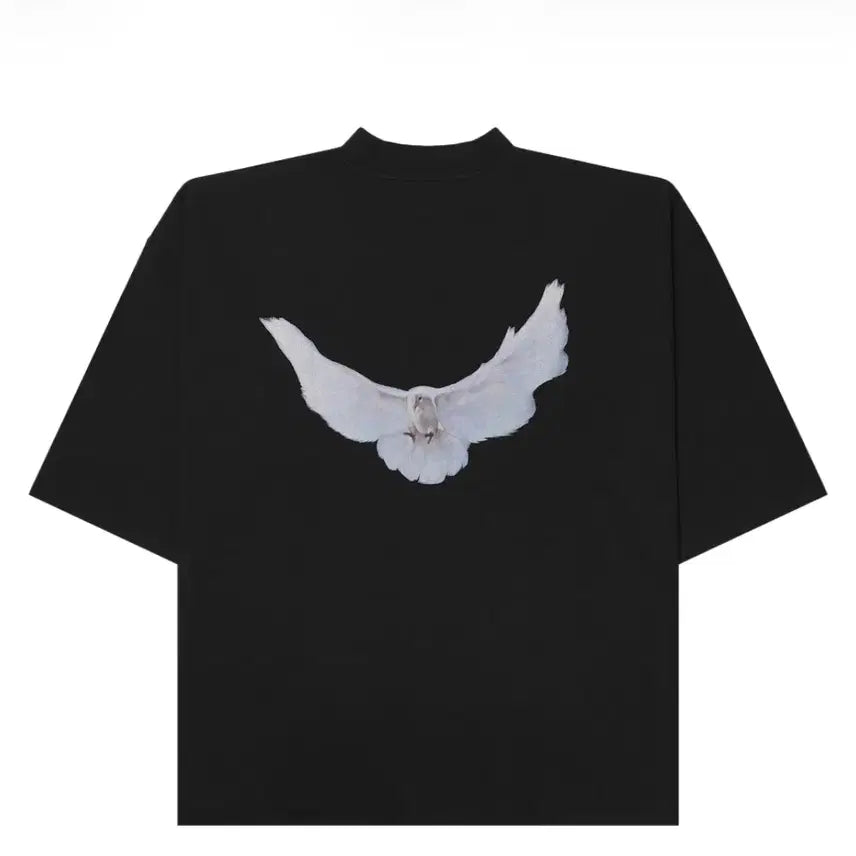 [BUNJANG] Yeezy Gap Engineered by Balenciaga Dove 3/4 Sleeve T-Shirt Black L / 이지 갭 엔지니어드 바이 발렌시아가 도브 3/4 슬리브 티셔츠 블랙 L