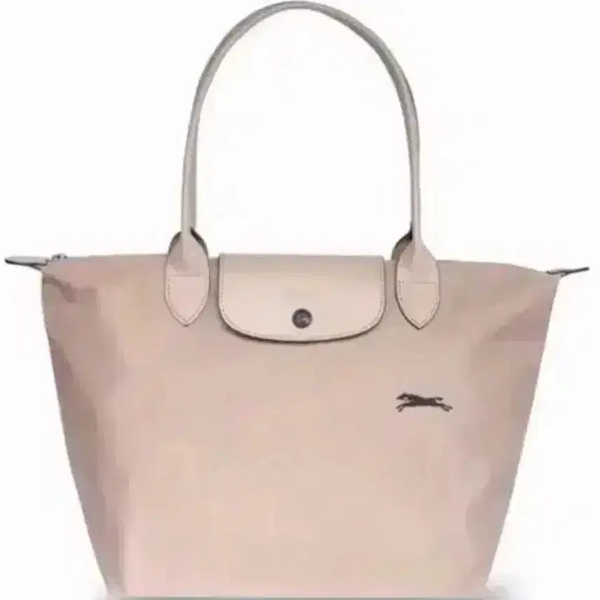 [BUNJANG] Longchamp Le Pliage Club Large Shoulder Tote Bag L Beige Pink / 미사용롱샴 르 플리아주 클럽 대형 숄더백 Le Pliage 토트백L베이지핑크색