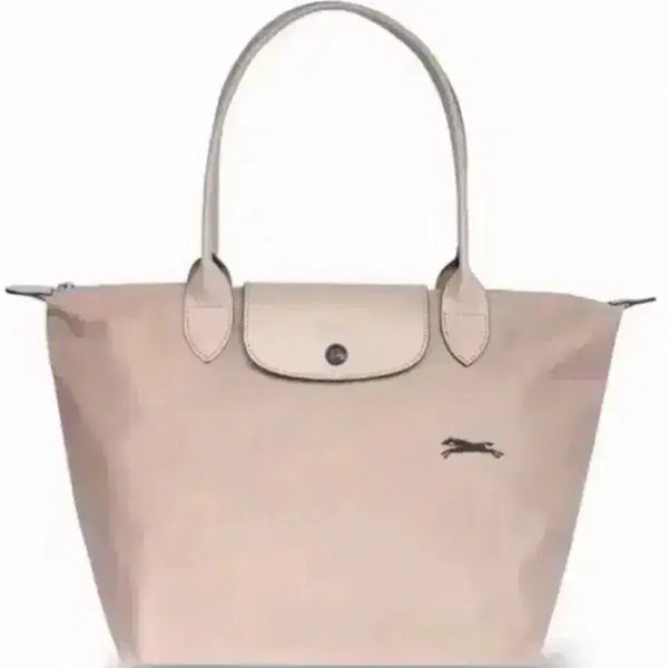 [BUNJANG] Longchamp Le Pliage Club Large Shoulder Tote Bag L Beige Pink / 미사용롱샴 르 플리아주 클럽 대형 숄더백 Le Pliage 토트백L베이지핑크색