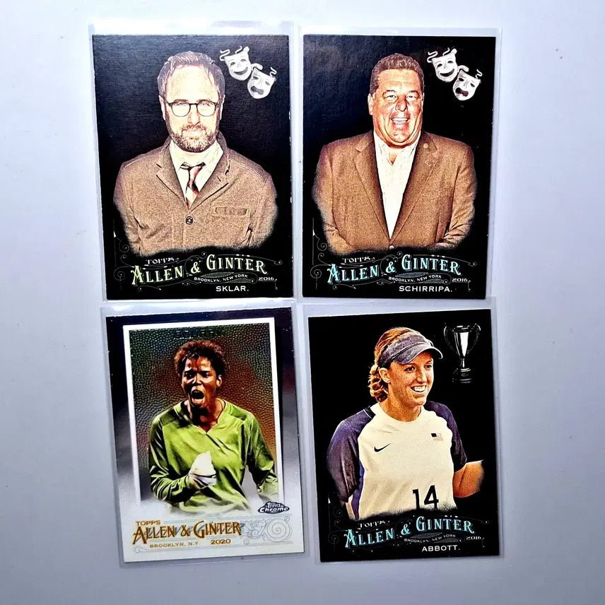 [BUNJANG] Tops Allen Ginter X (Online Exclusive) Celebrity Cards (4-Card Set) / 탑스 알렌긴터 X (온라인 한정) 셀럽 카드 4매