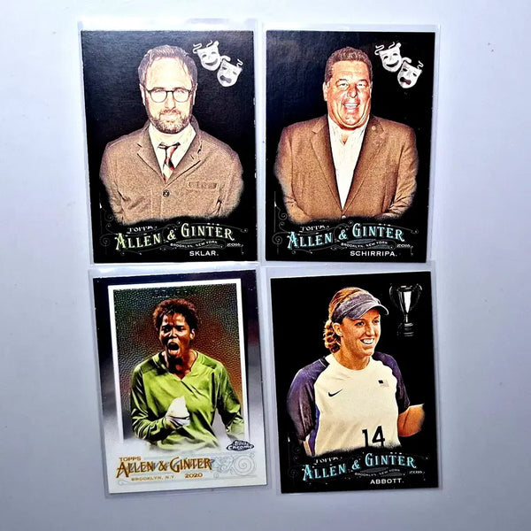 [BUNJANG] Tops Allen Ginter X (Online Exclusive) Celebrity Cards (4-Card Set) / 탑스 알렌긴터 X (온라인 한정) 셀럽 카드 4매