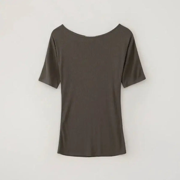 [BUNJANG] eaah Silk Lip T-shirt / 이아 eaah 실크 립 티셔츠