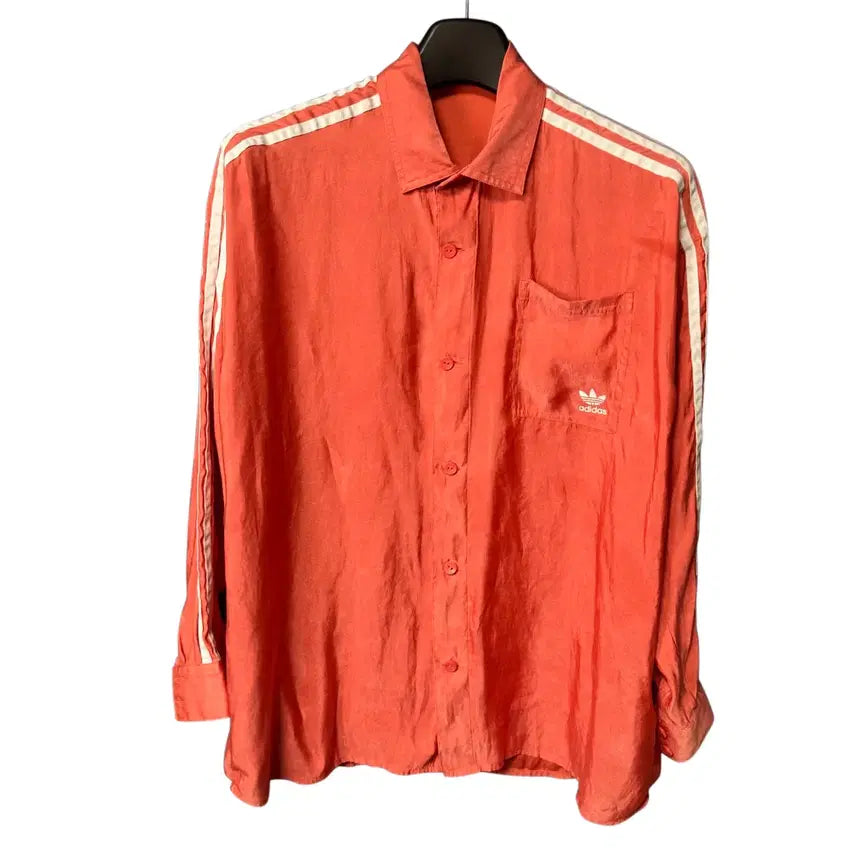 [BUNJANG] Adidas Women's Satin Oversized Fit Shirt XS / XS 아디다스 여성 사틴 오버핏 셔츠