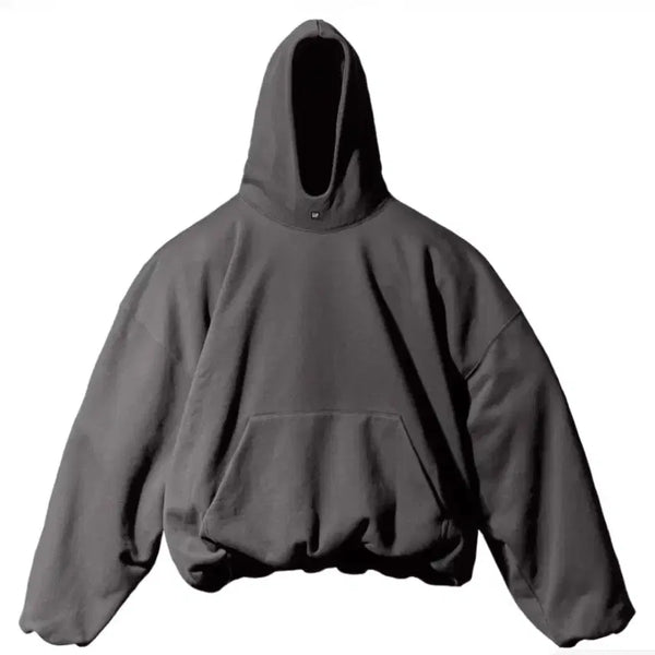 [BUNJANG] Yeezy Gap Engineered by Balenciaga Logo Hoodie Dark Grey XL / 이지 갭 엔지니어드 바이 발렌시아가 로고 후드 다크 그레이 XL