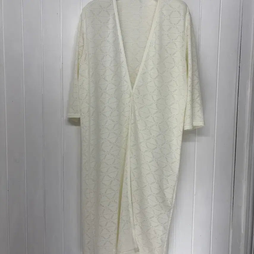 [BUNJANG] Le Petit Ivory Summer Long Cardigan Women's Size 77 / 레쁘띠 아이보리 여름 롱 가디건 여성77 ㅡ0723