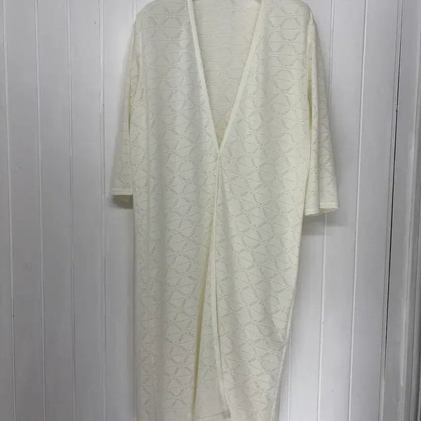 [BUNJANG] Le Petit Ivory Summer Long Cardigan Women's Size 77 / 레쁘띠 아이보리 여름 롱 가디건 여성77 ㅡ0723