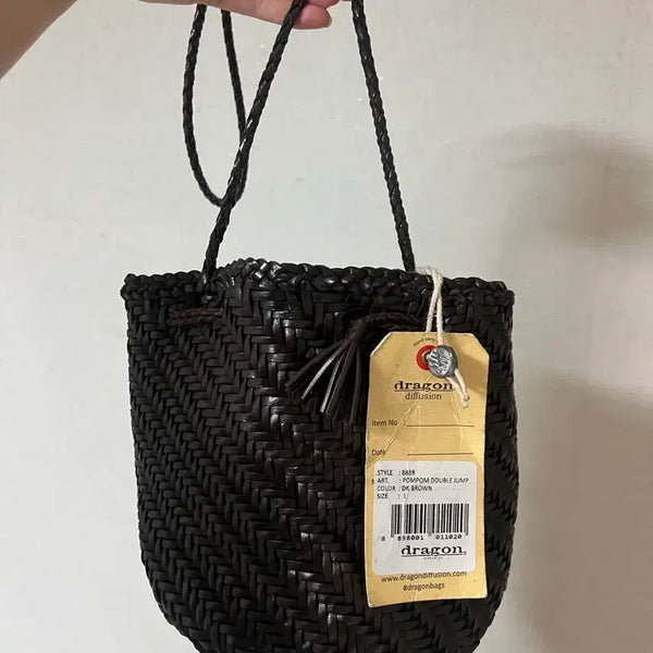 [BUNJANG] Dragon Diffusion Pompom Dark Brown Bag / 드래곤디퓨전 폼폼 다크브라운