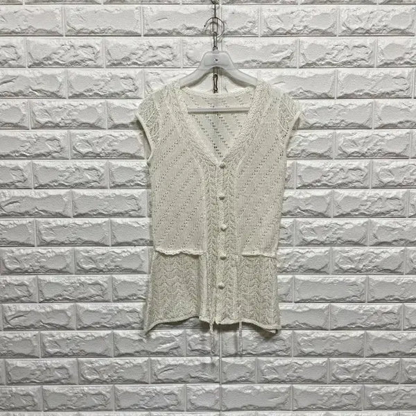 [BUNJANG] Long Knit Vest / 2861) 롱 니트조끼