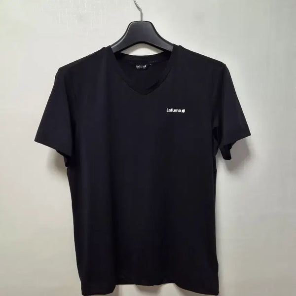 [BUNJANG] Lafuma Round Neck Short Sleeve T-Shirt Black Men's Size 100 / 라푸마 라운드 반팔티 블랙 남성 100(시원한원단)