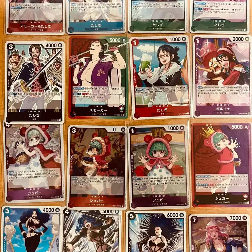 [BUNJANG] One Piece Japanese Trading Card Set - Female Characters / (원피스카드)일판 원피스 여캐 타시기R 등 일반카드 일괄 판매