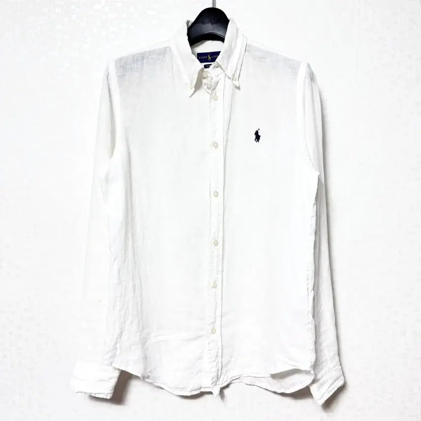 [BUNJANG] Polo Ralph Lauren Linen Shirt White / [S,90]폴로랄프로렌 린넨 셔츠 남방 화이트