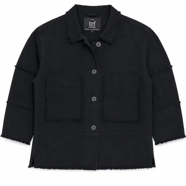 [BUNJANG] Zara TRF Distressed Denim Jacket S-M / 자라 zara trf 데미지 자켓 s-m