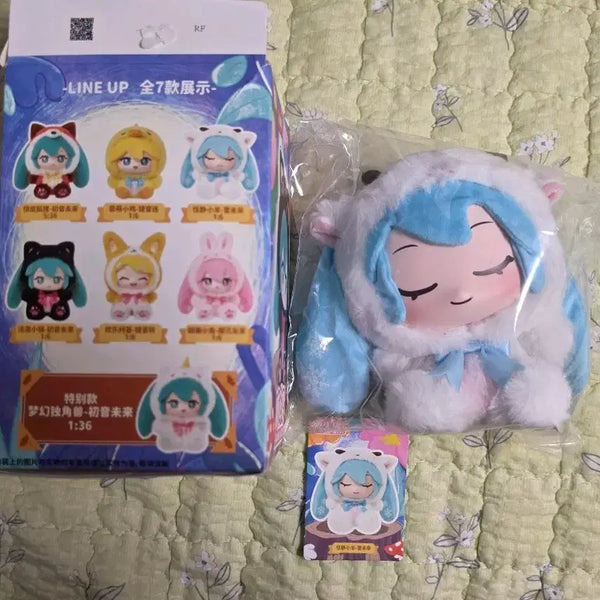 [BUNJANG] LDCX Hatsune Miku Forest Animal Series Labubu Plush Yuki Miku / LDCX 하츠네 미쿠 숲속의 동물 시리즈 라부부 인형 유키미쿠 판매합니다