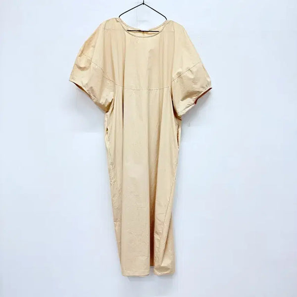 [BUNJANG] LeCormang Wide Puff Oversized Maxi Dress / 르꼬르망 와이드퍼프 오버핏 원피스