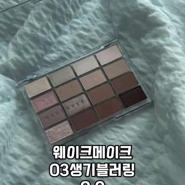 [BUNJANG] WAKEMAKE 03 Vital Blurring Eyeshadow Palette / 웨이크메이크 03 생기 블러링