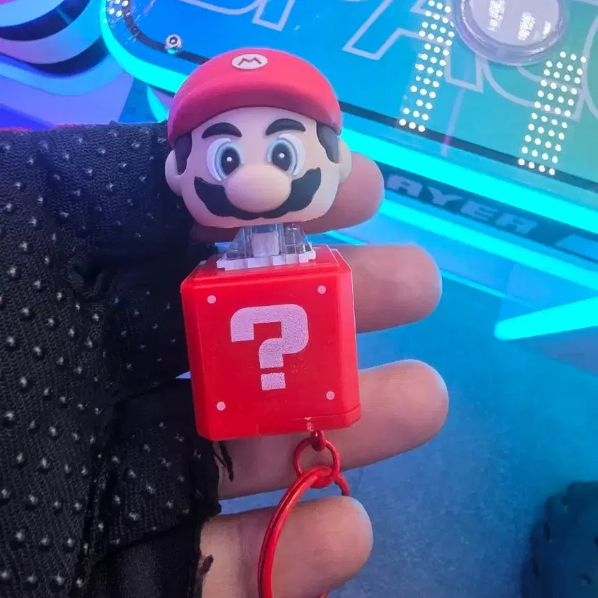 [BUNJANG] Super Mario Question Block Keyring / 슈퍼마리오 물음표블록 키캡 키링