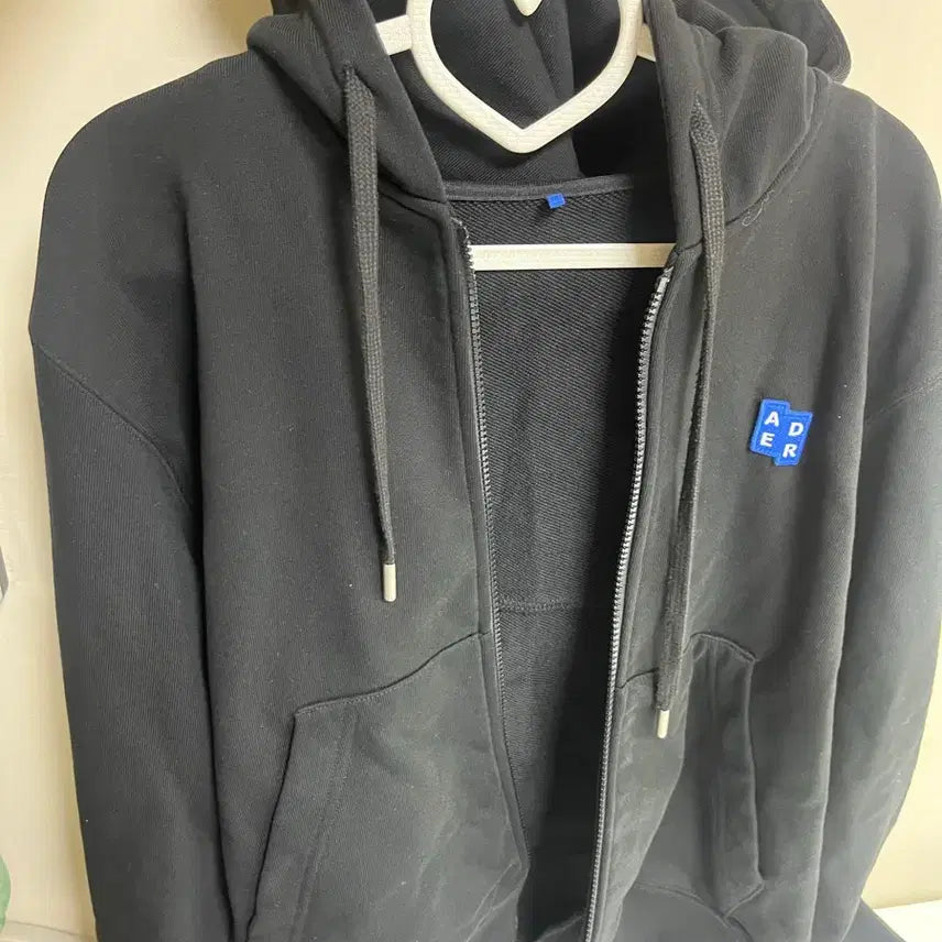 [BUNJANG] Ader Error TRS/BL TAD Hoodie Zip-up 01 Black / 아더에러 TRS/BL 태드 후드 집업 01 블랙