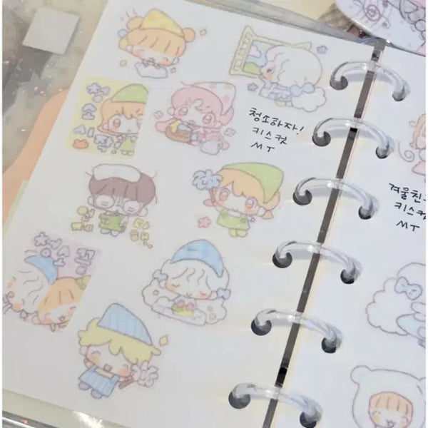 [BUNJANG] Cotton World Kiss Cut Sticker / 코튼월드 청소하자! 키스컷