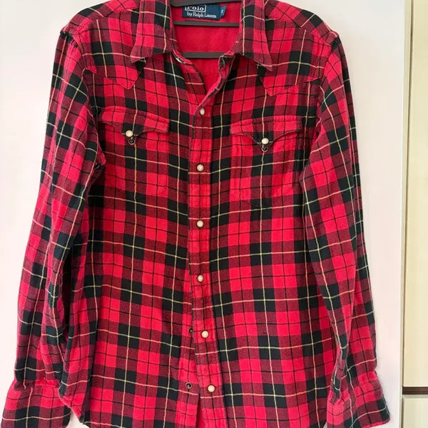 [BUNJANG] Polo Ralph Lauren Plaid Shirt / 폴로 랄프로렌 체크 남방 셔츠