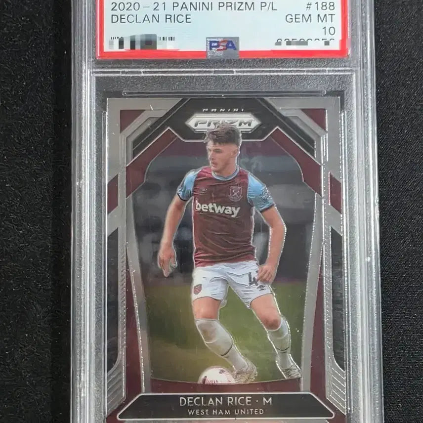 [BUNJANG] Declan Rice 2020-21 Panini Prizm Trading Card GEM MT PSA 10 / 2020-21 파니니 프리즘 데클란 라이스 카드 GEM MT PSA10