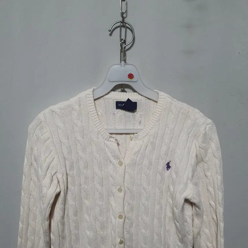 [BUNJANG] Polo Ralph Lauren Cable Knit Cardigan / 1127) 폴로 랄프로렌 케이블 니트 가디건 XL(16)
