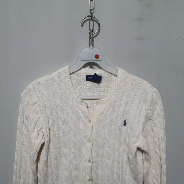 [BUNJANG] Polo Ralph Lauren Cable Knit Cardigan / 1127) 폴로 랄프로렌 케이블 니트 가디건 XL(16)