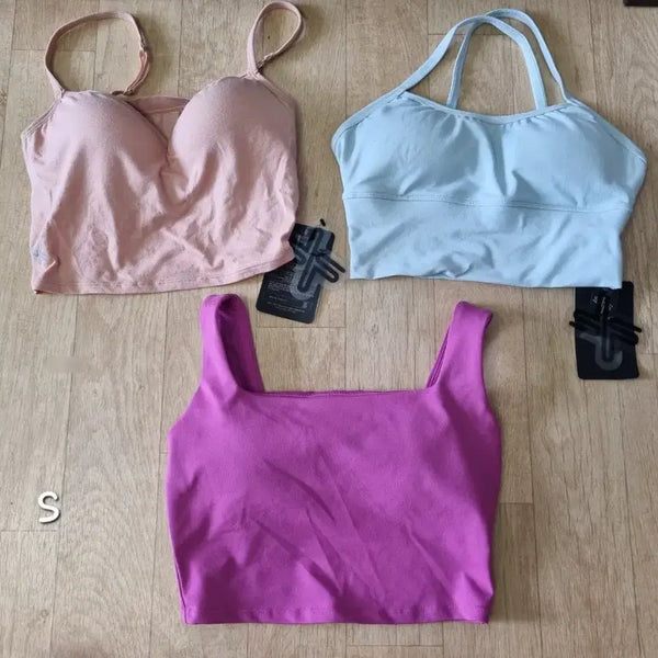 [BUNJANG] XEXYMIX Bra Top Bundle Set (Size S) / 젝시믹스 브라탑 상의 3종 일괄 S