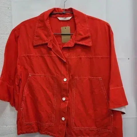 [BUNJANG] Orange Shirt / 오렌지색 셔츠ㄴ