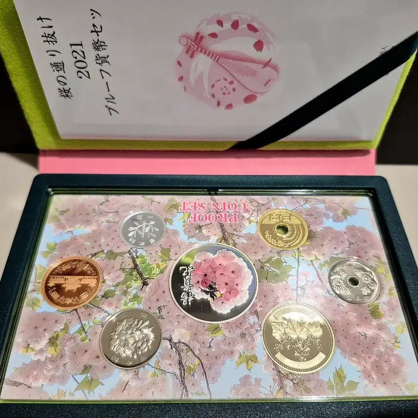 [BUNJANG] 2021 Cherry Blossom Proof Coin Set with 20g Silver Medallion / 2021 벛꽃 프루프 민트 세트 은20g 포함