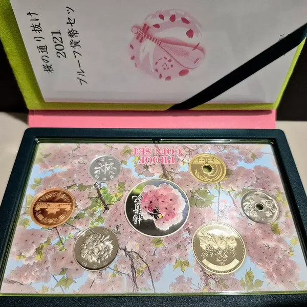 [BUNJANG] 2021 Cherry Blossom Proof Coin Set with 20g Silver Medallion / 2021 벛꽃 프루프 민트 세트 은20g 포함
