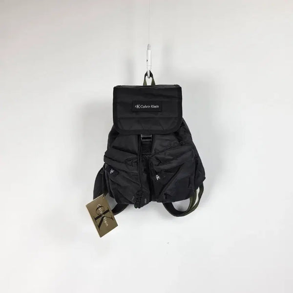 [BUNJANG] Calvin Klein Nylon Mini Backpack Black / 새상품 캘빈클라인 미니 백팩 나일론 블랙 260723